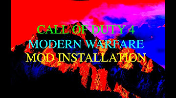 How to Install COD4 MW Mods on an iMac