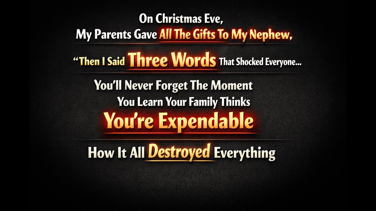 On Christmas Eve, My Parents Gave All The Gifts To...📢CostofMistakes