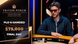 🔴 $75K PLO 6-Handed – Event #17 (Final Day) | Triton SHRS Montenegro 2026 screenshot 3