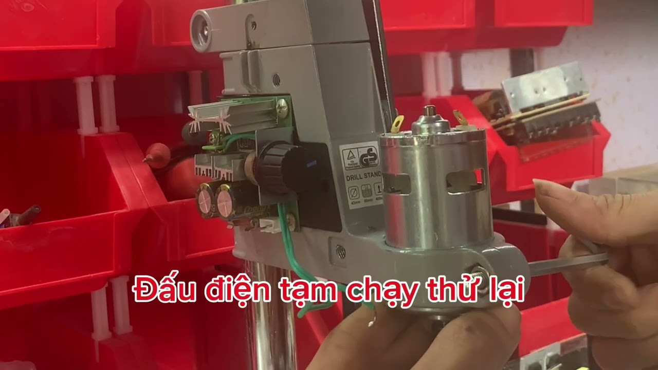 Test motor 775 chạy 24V 5 phút – Mở ra xem kết quả