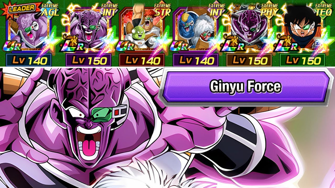 UPGRADED GINYU FORCE CATEGORY TEAM SHOWCASE! Dragon Ball Z Dokkan Battle
