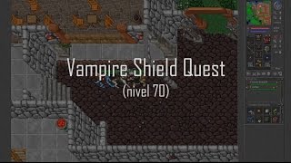 Tibia: Vampire shield quest, en Español