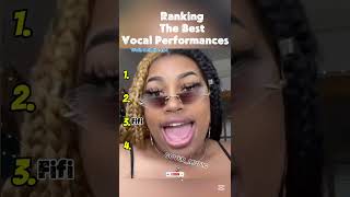 Ranking The Best Vocal Performances 🎶 #ranking #duet #music #trend