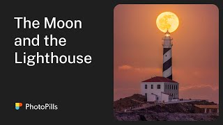 Photographing a 10m Moon with the Lighthouse of Favàritx, Menorca