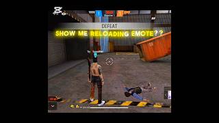 free fire show me reloading emote??