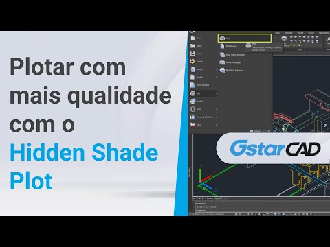 Como plotar Hidden shade com mais qualidade no GstarCAD! - YouTube