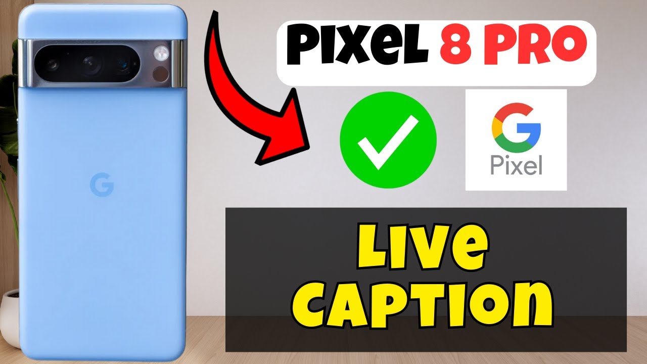 Live Caption Pixel 8 Pro || How to use live caption options || How to enable live captions
