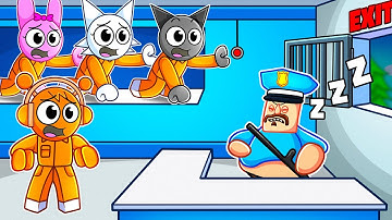 ESCAPING PRISON In Roblox Build Your Escape!