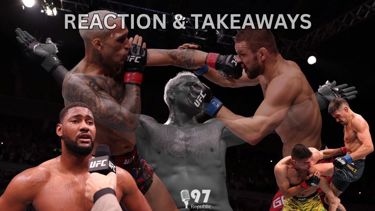 UFC Fight Night Brazil REACTION: Oliveira KOs Gamrot, Joel Alvarez beats Luque + Full Card Recap!