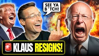  Klaus Schwab Resigns From World Economic Forum In Disgrace Internet Roasts Him On The Way Out