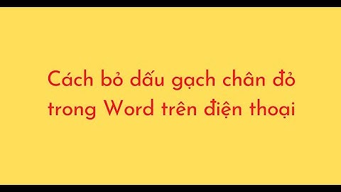 Bàn phím bị lỗi gạch dưới trên điện thoại