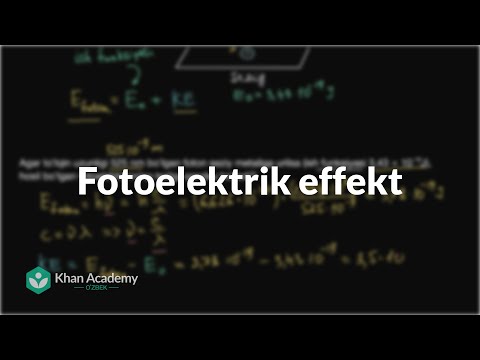 Fotoelektrik effekt | Atomlarning elektron tuzilishi | Kimyo