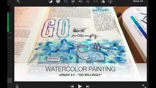 Water Color Painting - Jonah 4:4