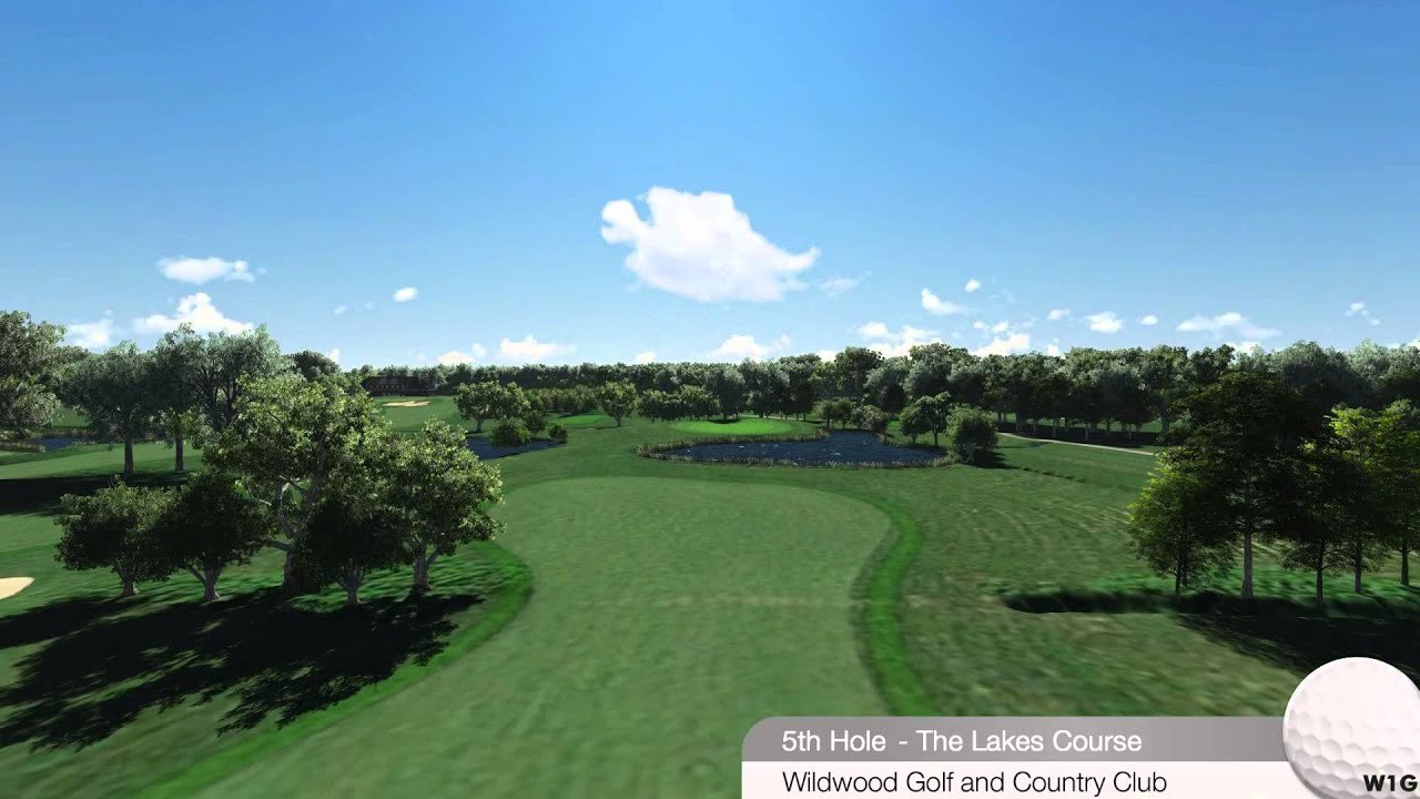 Wildwood Hotel & Golf Club Hole 5 Lakes Course YouTube