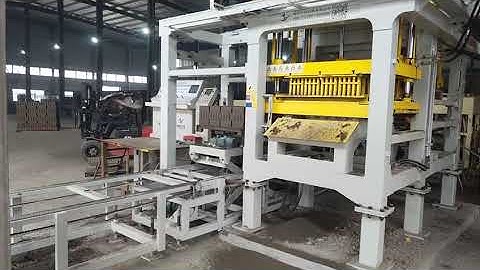 China pallet free block making machine automatic Cement brick machine color paver interlock machine