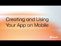 Base44 | Creating and using your app on mobile