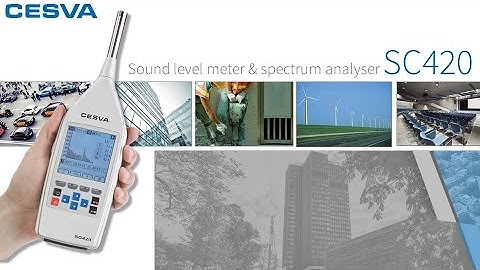 SC420 - Sound Level Meter & Spectrum Analyser