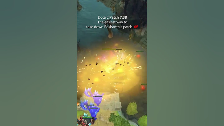The easiest way to take down Roshan this patch 7.38 💯#dota2