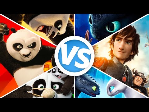 How to Train Your Dragon Trilogy VS Kung Fu Panda Trilogy : Movie Feuds