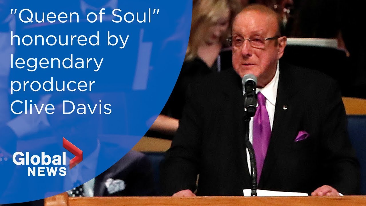 Aretha Franklin funeral Clive Davis FULL eulogy YouTube