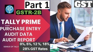 Purchase ledger create 5%,12%,18%,28% in Tally Prime l Purchase report Audit || Purchase with Gst ||