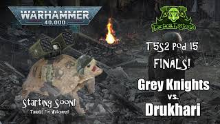 Grey Knights (Dylan Usher) vs. Drukhari (Haliveraith) - T5S2 Pod 15 FINALS - 2k GT2021 Batrep