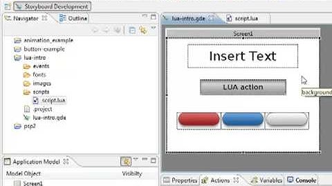 Storyboard Designer- Lua Scripting Intro