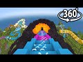 Minecraft 360&deg; Volcano Water Slide