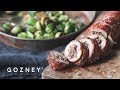 Stuffed Pork Tenderloin with Brussels Sprouts | Roccbox Recipes | Gozney