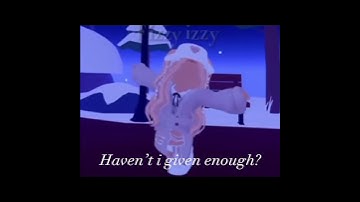 Haven’t i given enough