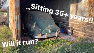 Will this ABANDONED 1948 Pontiac start after sitting over 35+ years??