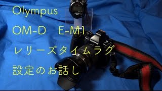 OM-D E-M1　レリーズタイムラグ　設定　の　話