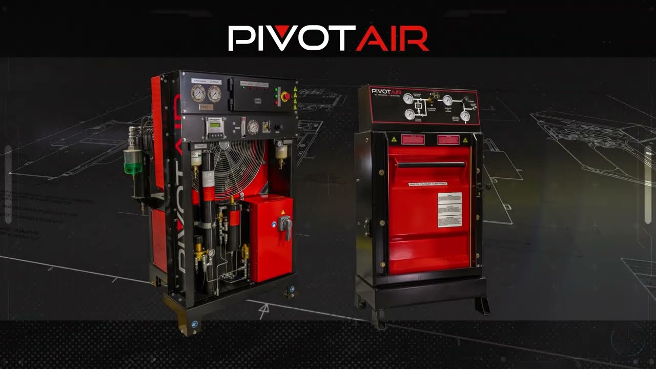 PivotAir High Pressure Compressor & Containment Fill Station by RevolveAir Systems
