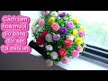 DIY easy to make moss rose clay flower cách làm hoa mười giờ bằng đất sét dễ nhất, siêu đáng yêu