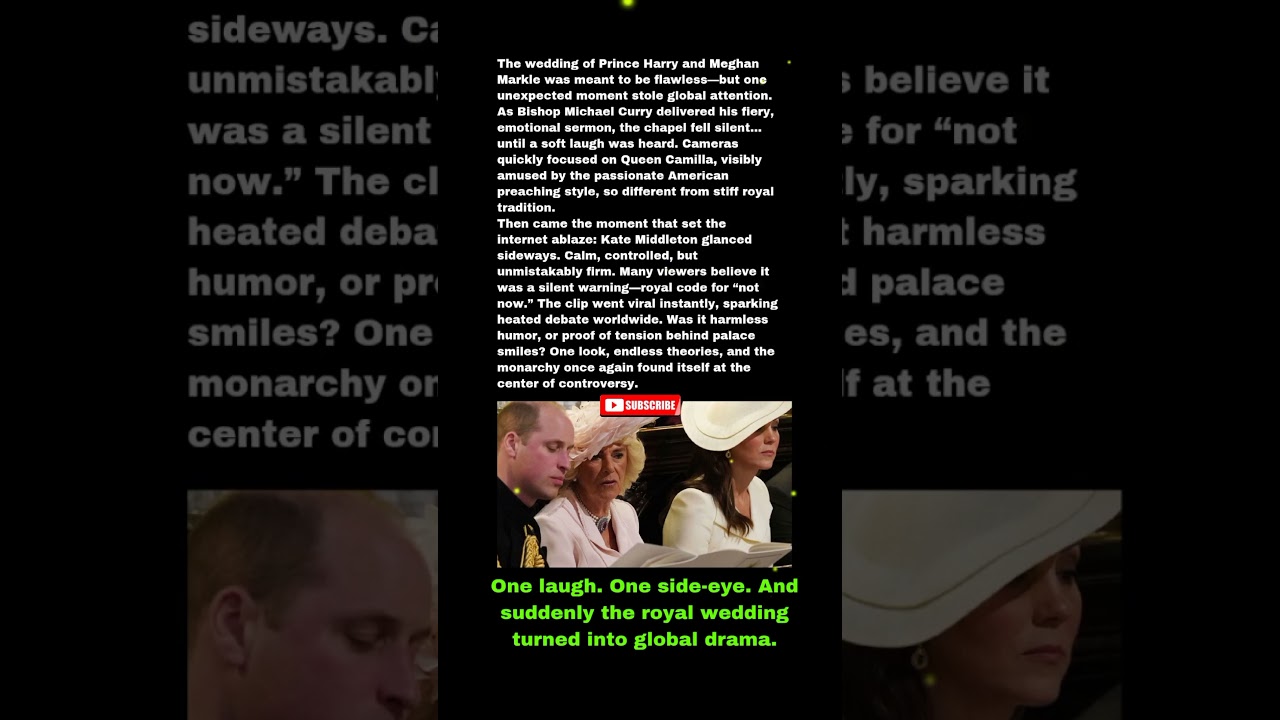 Kate’s Side-Eye That Silenced Camilla? 