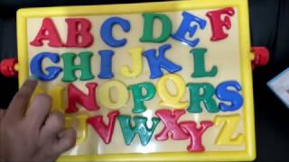 Learn the Alphabets  with Magnetic Board