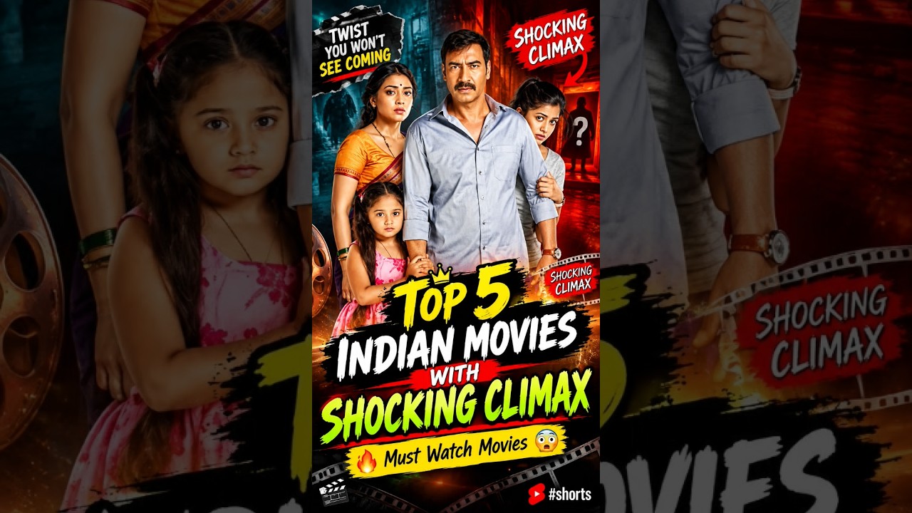 Top 5 Indian Movies With Shocking Climax Must Watch Movies 😱🤯#shorts