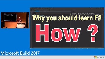 Why you should learn F# in  Visual Studio 2017 and how?