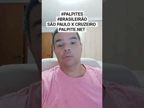 #PALPITES #BRASILEIRÃO SÃO PAULO X CRUZEIRO PALPITE.NET