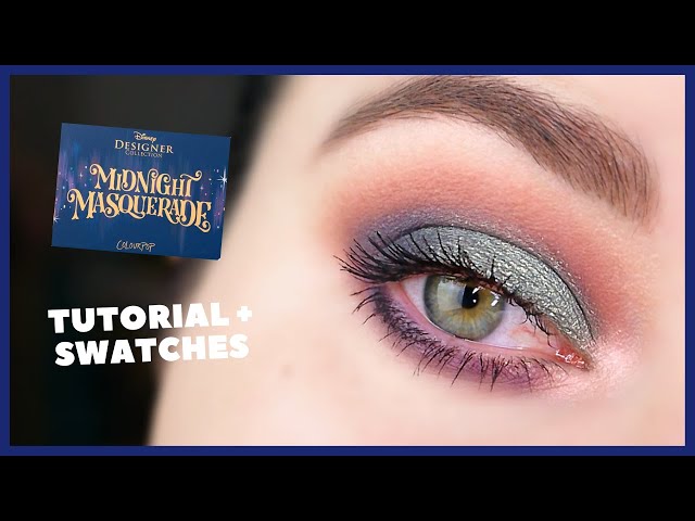 DISNEY MIDNIGHT MASQUERADE PALETTE REVIEW I Swatches + Tutorial I
