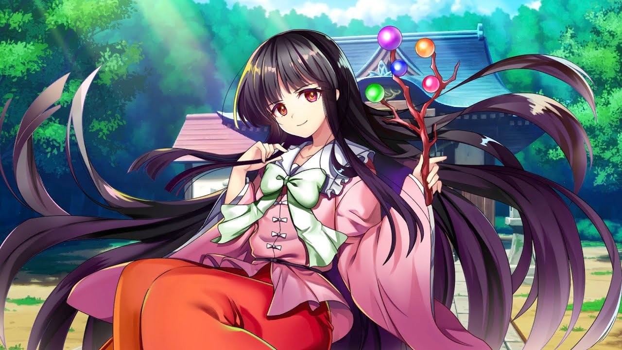 東方ロストワード 蓬莱山輝夜 L1 秘宝と試練の姫程度の声 - YouTube