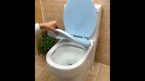 Bộ nắp bồn cầu thay thế nhựa dẻo êm ái bền bỉ