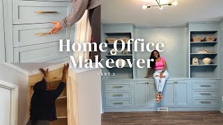 The Office Makeover is FINALLY COMPLETE | DIY Custom Built-in Cabinets The Office Makeover is FINALLY COMPLETE | DIY Custom Built-in Cabinets