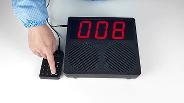 How to set the called number automatic clear time for the queue calling system (JT-223Q)