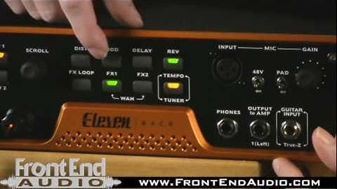 Digidesign Eleven Rack Pro Tools LE Interface and Guitar Effects Unit @ FrontEndAudio.com