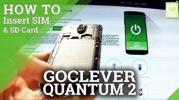 Insert SIM & SD in GOCLEVER Quantum 2 400s - SIM and SD Intallation