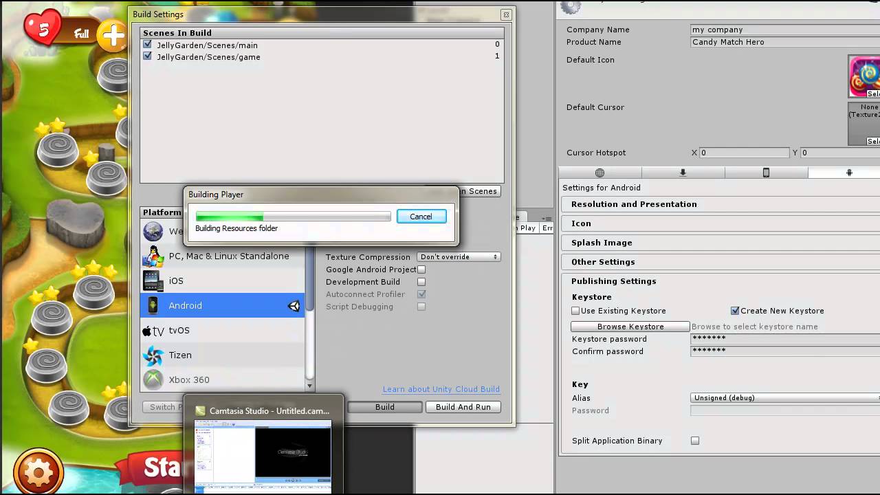 How to create android apps game from unity - YouTube