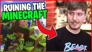 Why MrBeast is RUINING the minecraft community! *TOXIC*