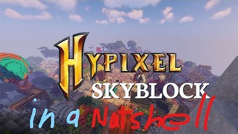 Hypixel Skyblock in a Nutshell