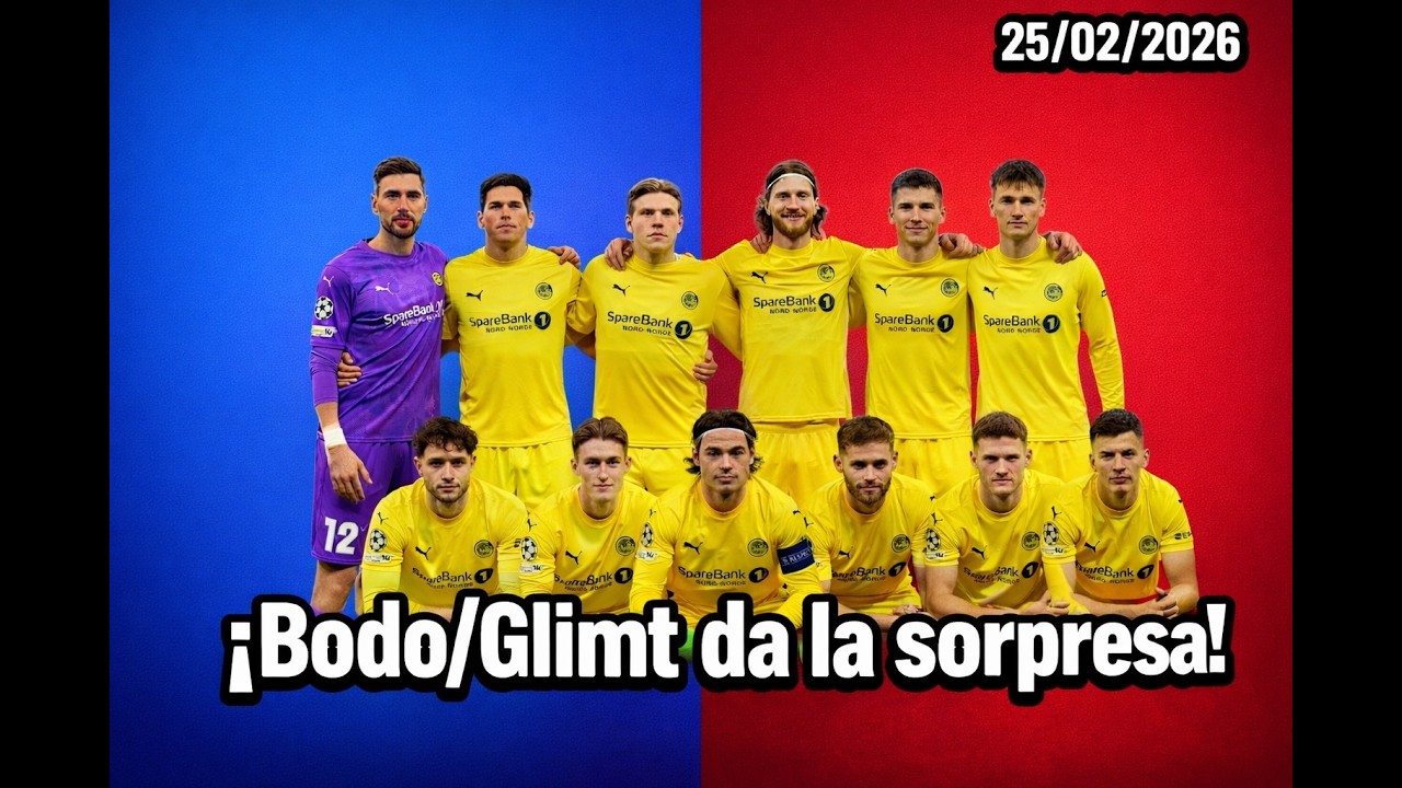 Noticiero 25/02/2026 Bodo/Glimt da la sorpresa y elimina a Inter de Milan.